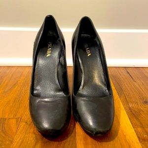 Prada Black High Heels